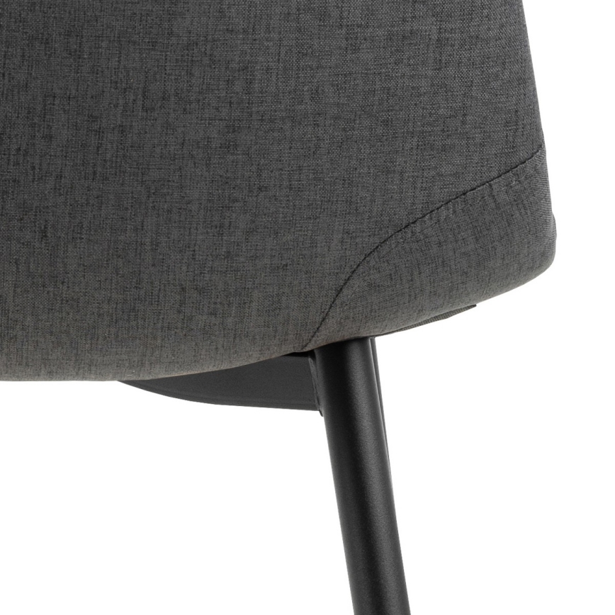 Sedia da pranzo KAIA 1 pz grigio scuro