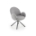 Sedia da pranzo KIVA, 1 pezzo, grigia