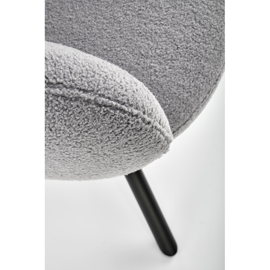 Sedia da pranzo KIVA, 1 pezzo, grigia