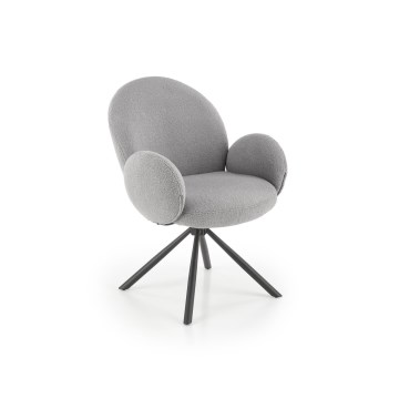 Sedia da pranzo KIVA 1 pz grigia