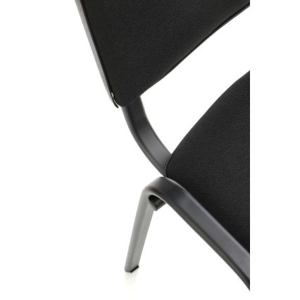 Sedia da pranzo LUCE 1 pz nera