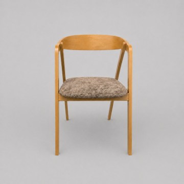 Sedia da pranzo LUSO rovere/marrone