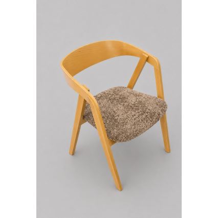 Sedia da pranzo LUSO rovere/marrone