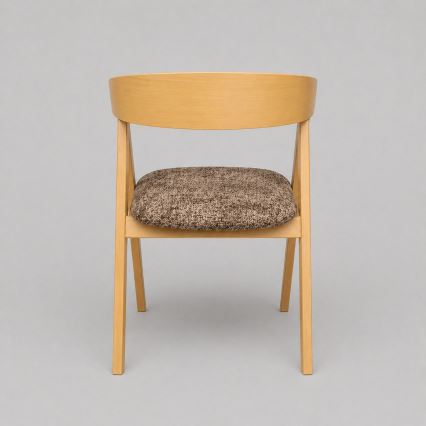 Sedia da pranzo LUSO rovere/marrone