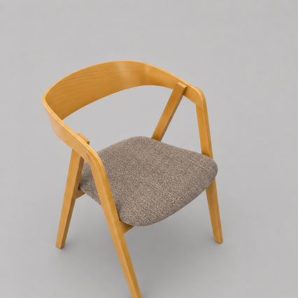 Sedia da pranzo LUSO rovere/marrone