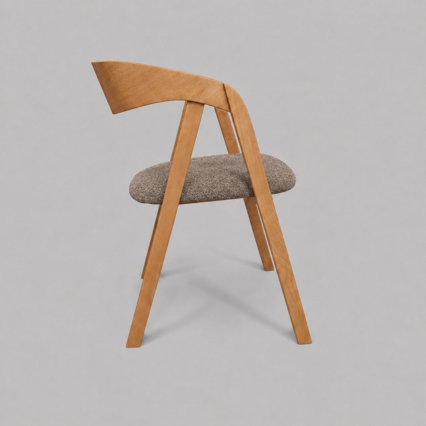 Sedia da pranzo LUSO rovere/marrone