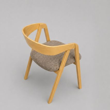 Sedia da pranzo LUSO rovere/marrone