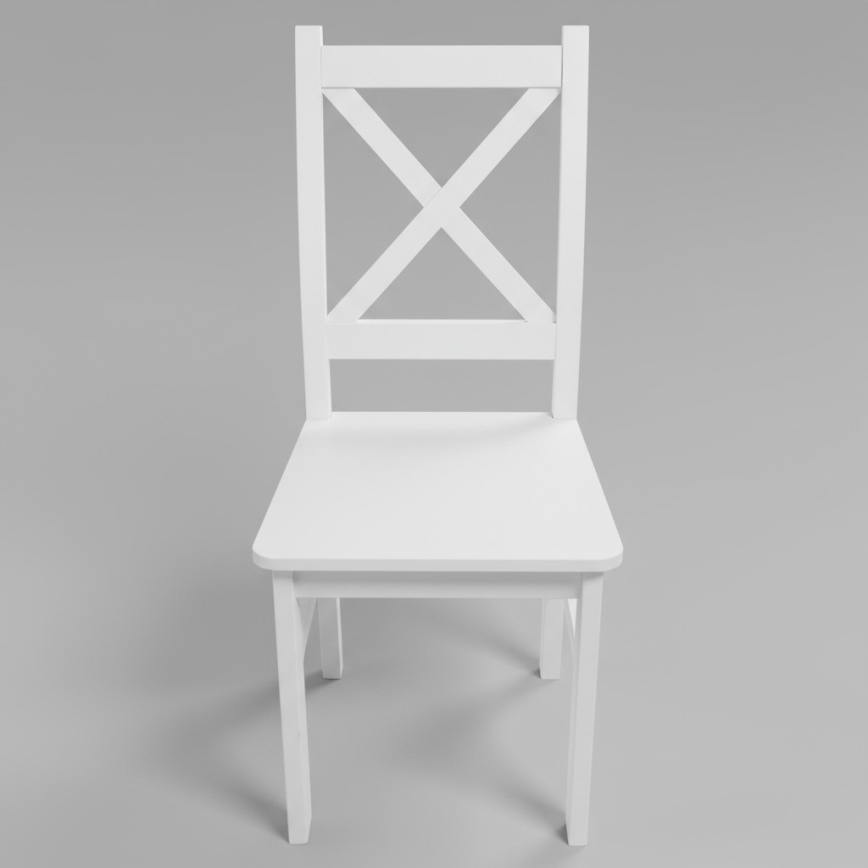 Sedia da pranzo NATE bianca