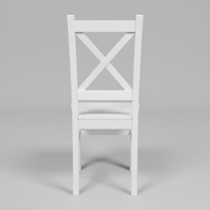 Sedia da pranzo NATE bianca