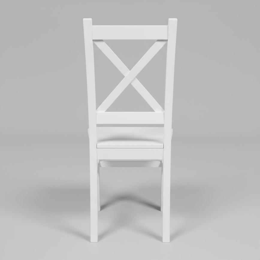 Sedia da pranzo NATE bianca