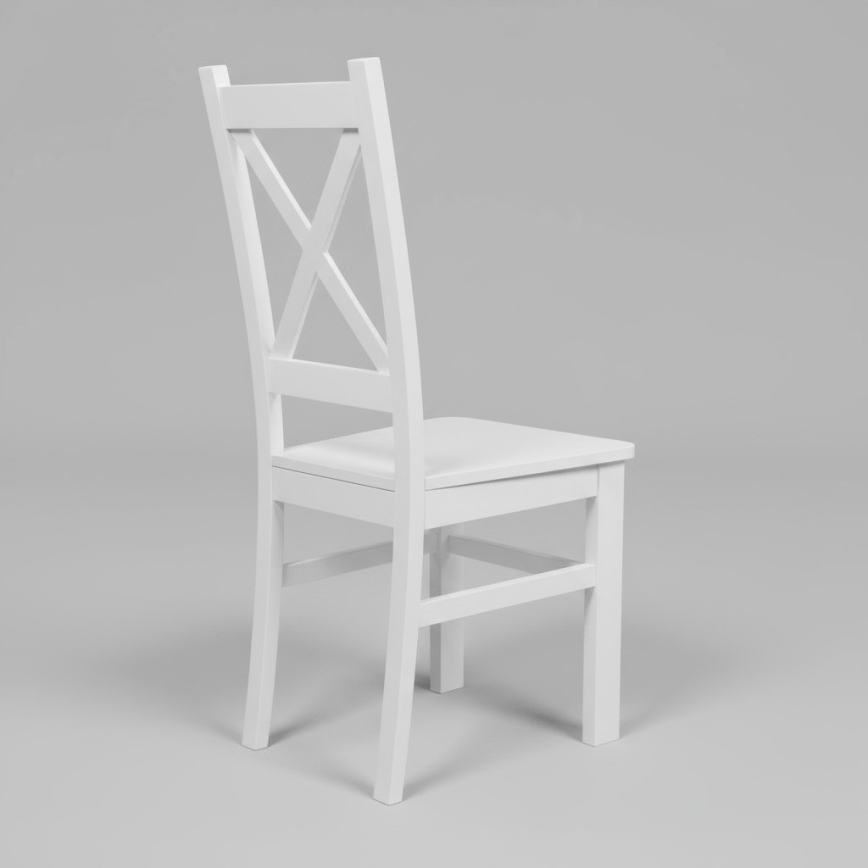 Sedia da pranzo NATE bianca