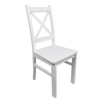Sedia da pranzo NATE bianco