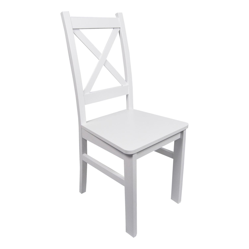Sedia da pranzo NATE bianco