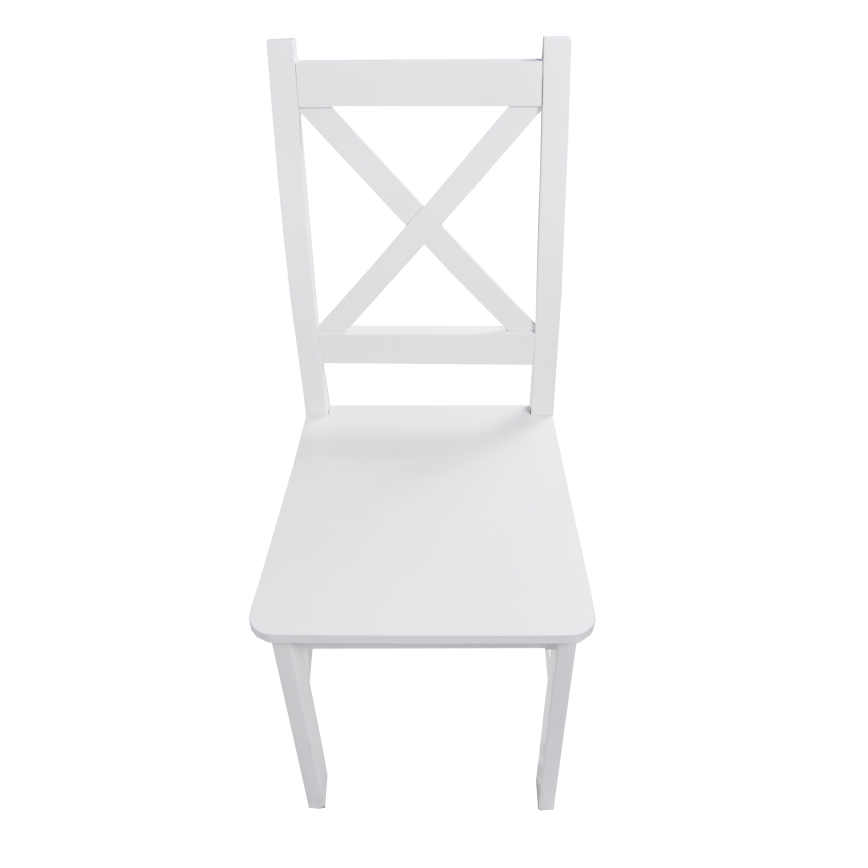 Sedia da pranzo NATE bianco