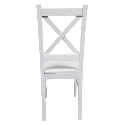 Sedia da pranzo NATE bianco