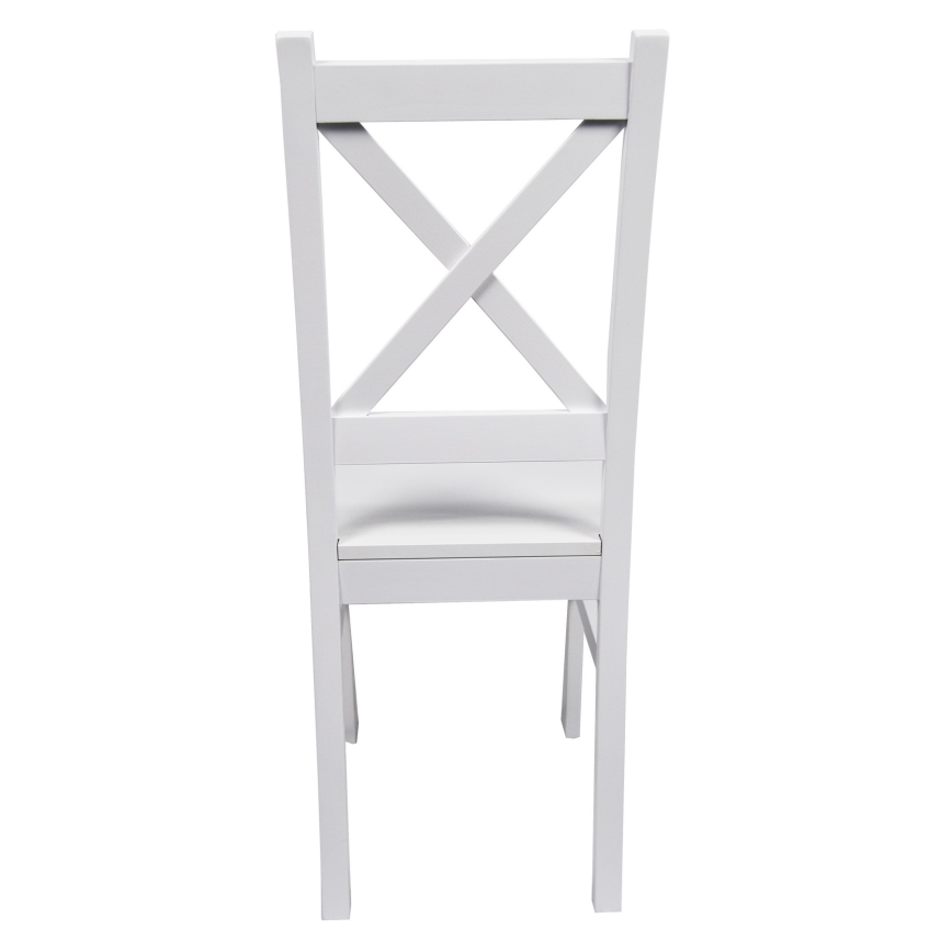 Sedia da pranzo NATE bianco
