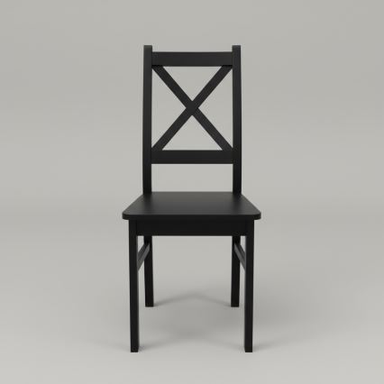 Sedia da pranzo NATE nera