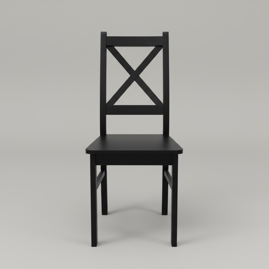 Sedia da pranzo NATE nera