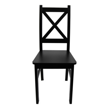 Sedia da pranzo NATE nero