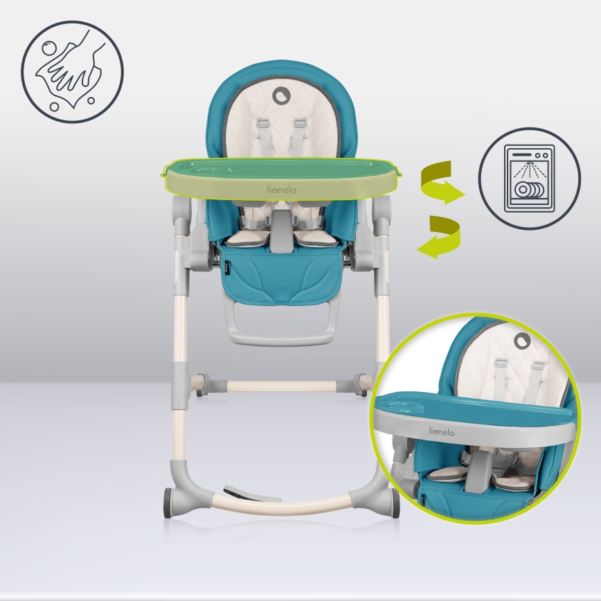 Sedia da pranzo per bambini CORA Ocean - Lionelo
