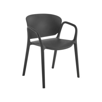 Sedia da pranzo RIDUS 1 pezzo nera