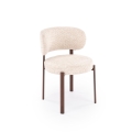 Sedia da pranzo SIDUS 1 pezzo beige/noce
