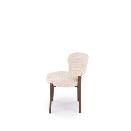 Sedia da pranzo SIDUS 1 pezzo beige/noce