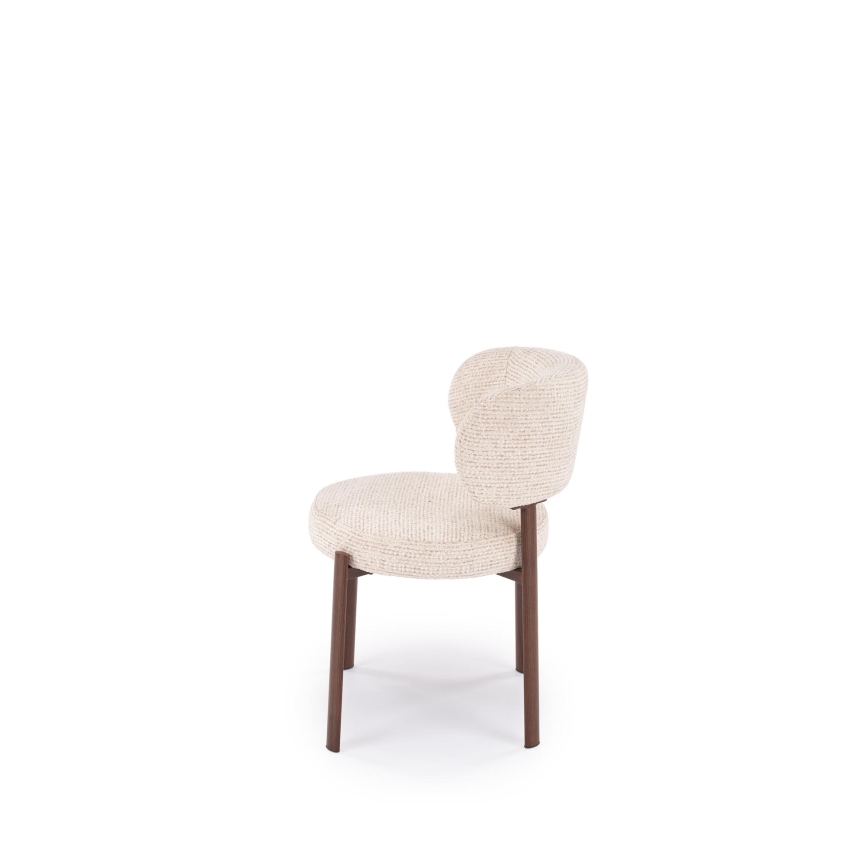 Sedia da pranzo SIDUS 1 pezzo beige/noce