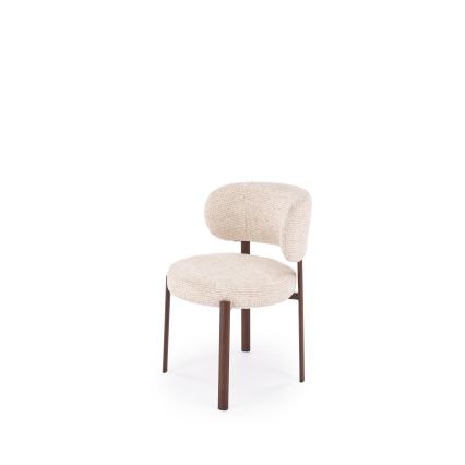 Sedia da pranzo SIDUS 1 pezzo beige/noce