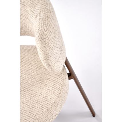 Sedia da pranzo SIDUS 1 pezzo beige/noce
