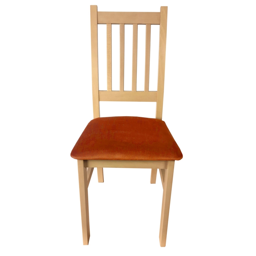 Sedia da pranzo SIMON faggio/arancione