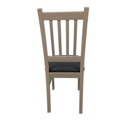 Sedia da pranzo SIMON faggio/grigio scuro