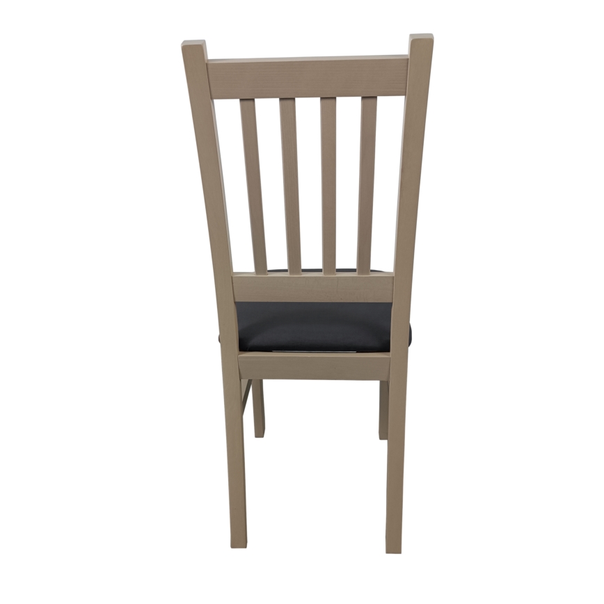 Sedia da pranzo SIMON faggio/grigio scuro