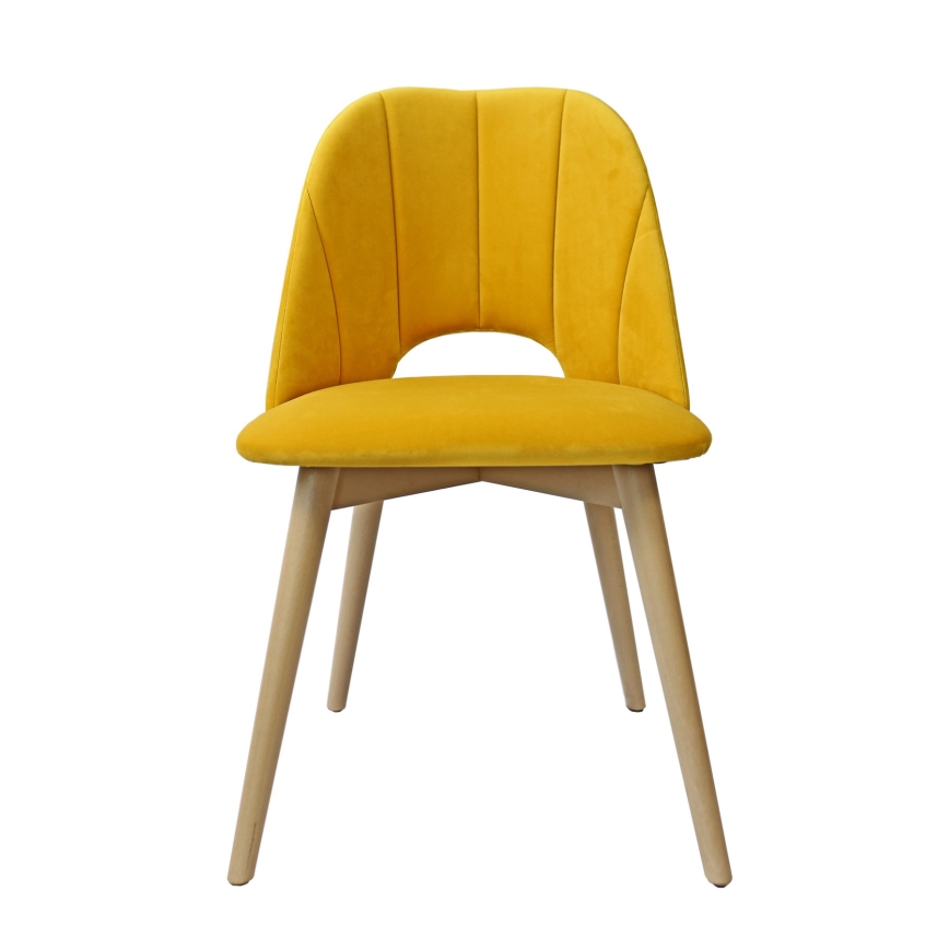Sedia da pranzo THEO giallo