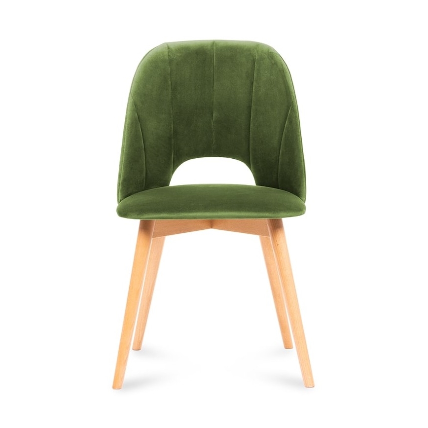 Sedia da pranzo TINO 86x48 cm luce verde/faggio
