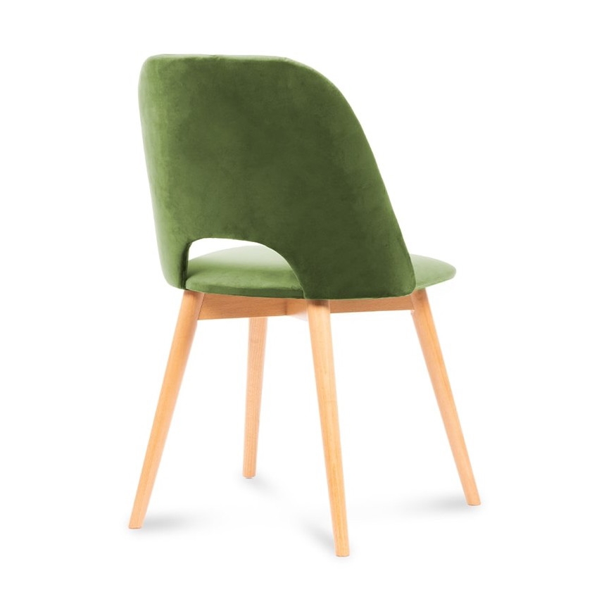 Sedia da pranzo TINO 86x48 cm luce verde/faggio