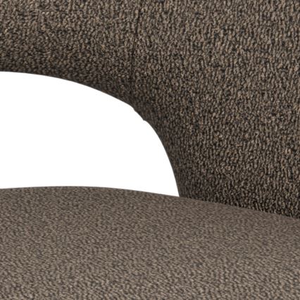 Sedia da pranzo con braccioli TORI taupe