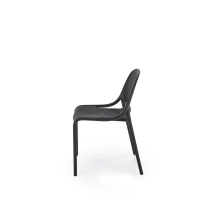 Sedia da pranzo VERUS 1 pezzo nera