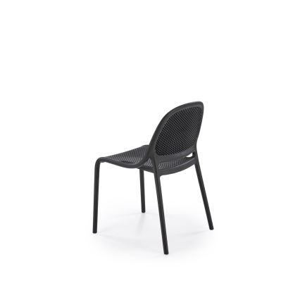 Sedia da pranzo VERUS 1 pezzo nera