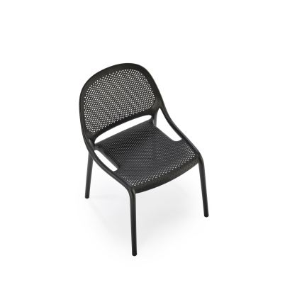Sedia da pranzo VERUS 1 pezzo nera