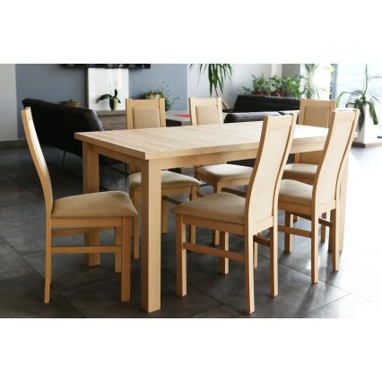 Sedia da pranzo ZOE faggio/crema