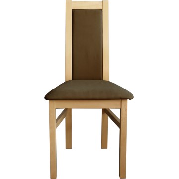 Sedia da pranzo ZOE faggio/marrone scuro