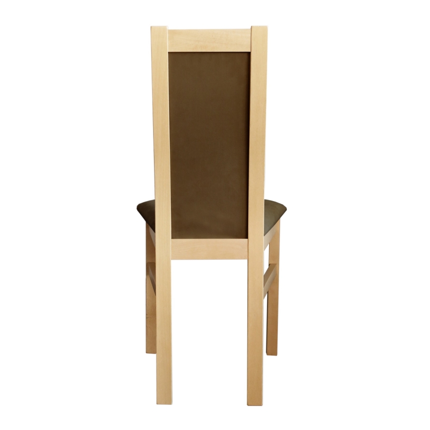 Sedia da pranzo ZOE faggio/marrone scuro