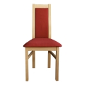 Sedia da pranzo ZOE faggio/rosso