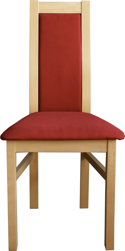 Sedia da pranzo ZOE faggio/rosso