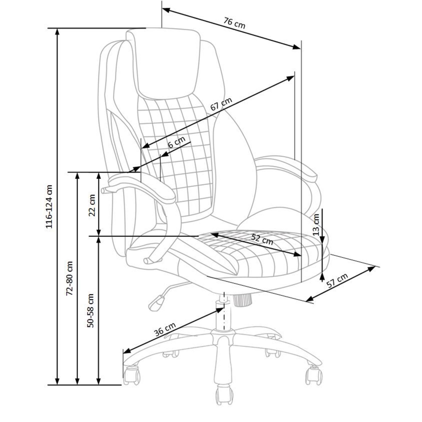 Sedia da ufficio CALMARA nera