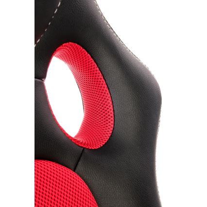 Sedia da ufficio KENU nera/rossa