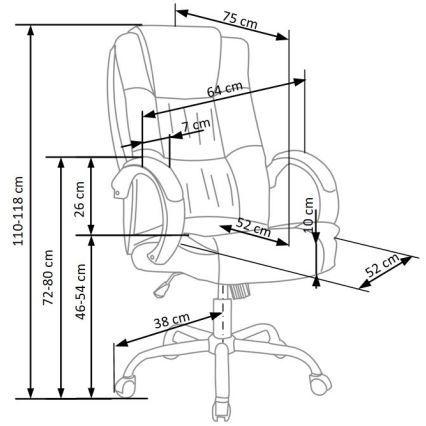 Sedia da ufficio SELO grigia