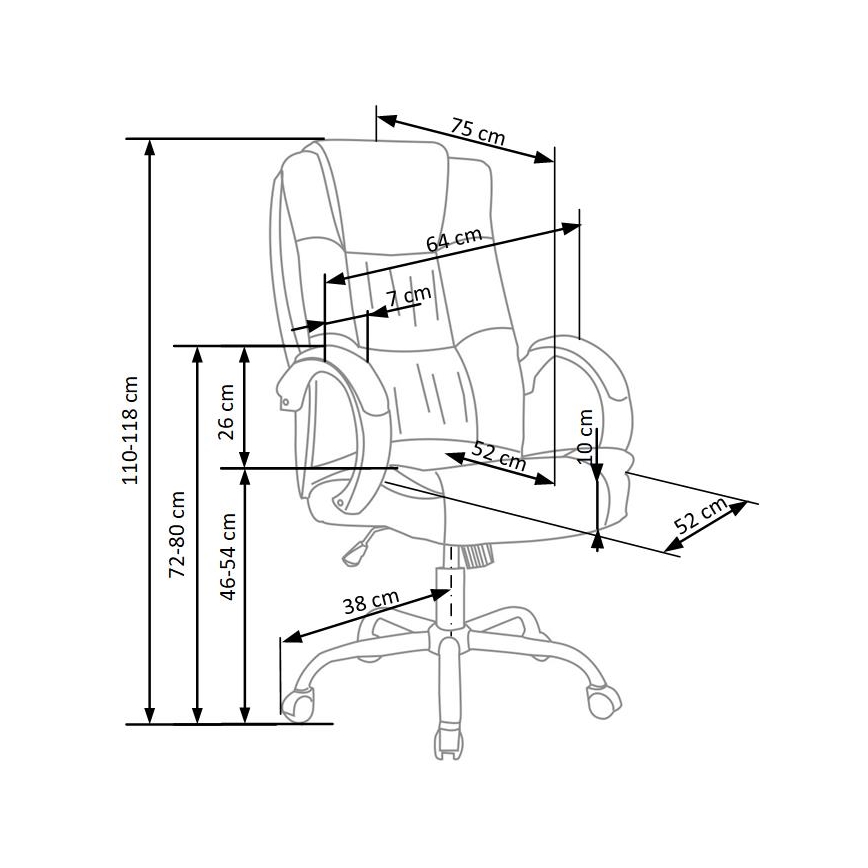 Sedia da ufficio SELO grigia