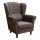 Sedia GALA marrone scuro